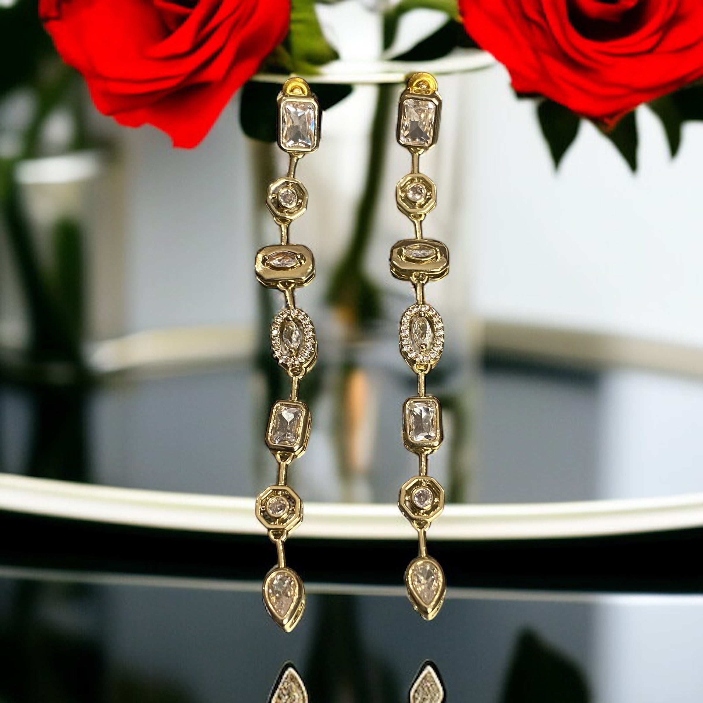 Rainbow sallantılı küpe