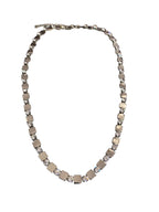 Kare parçalı zirkon taşlı kolye