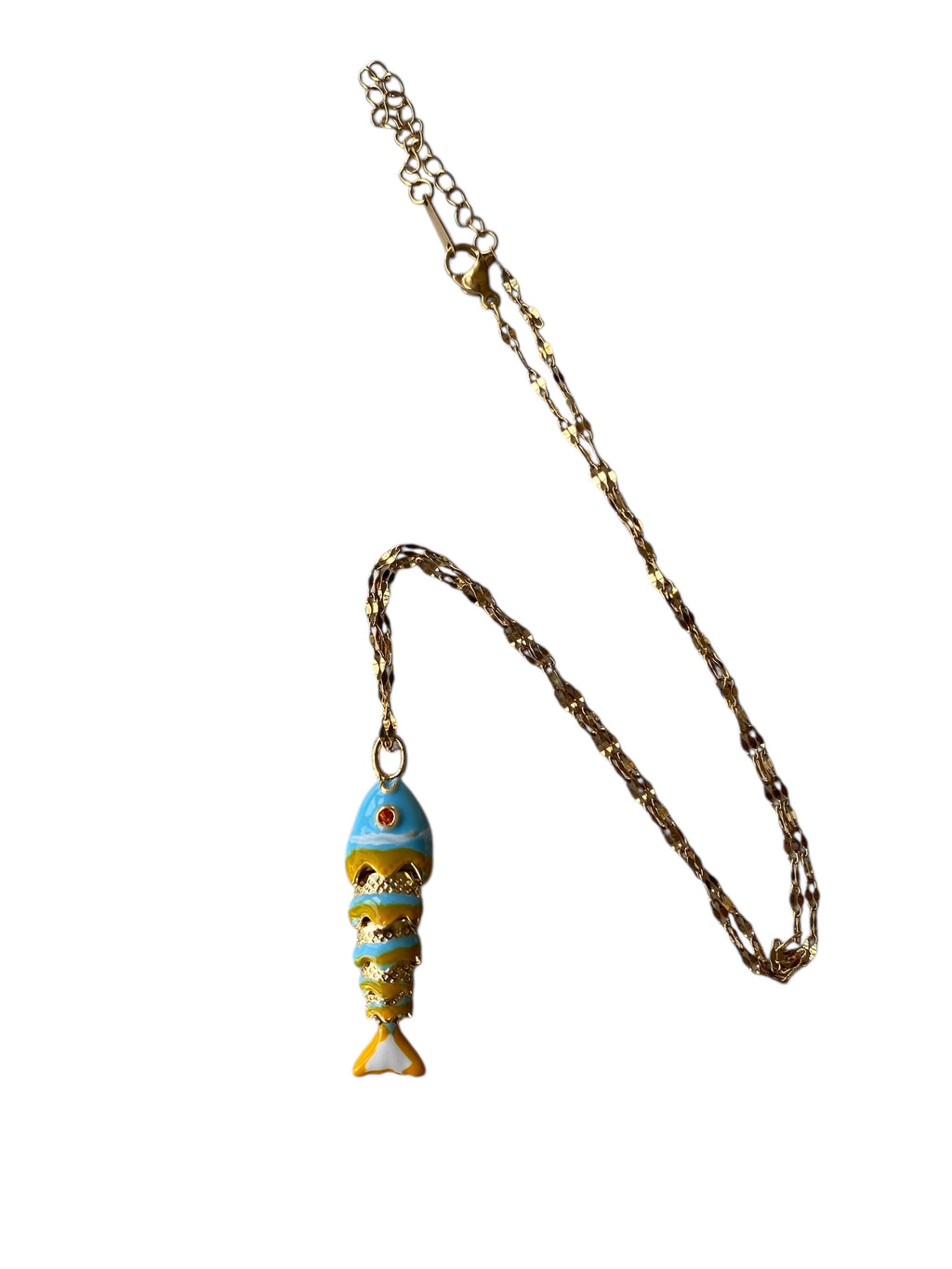 Yarışçı balık kolye