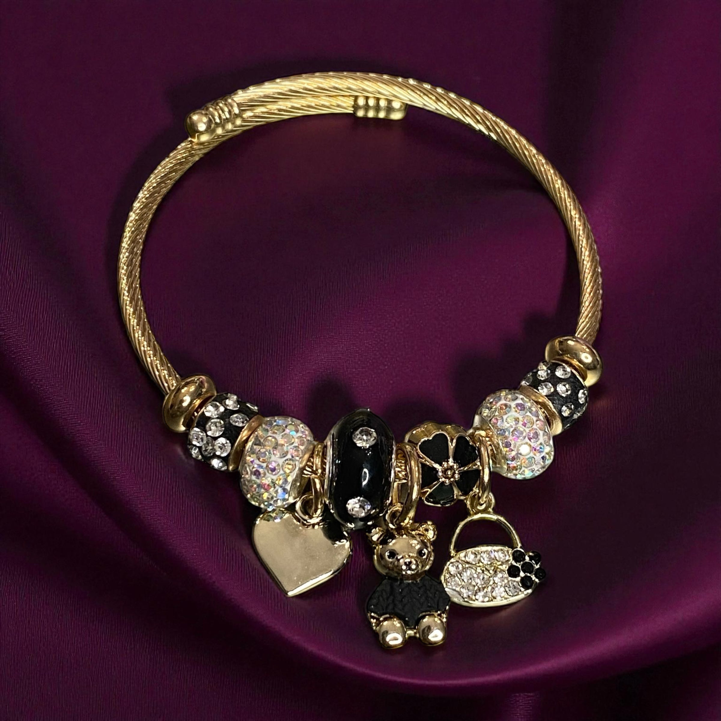 Panora bileklik siyah