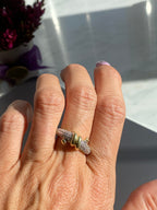 Pave düğüm yüzük