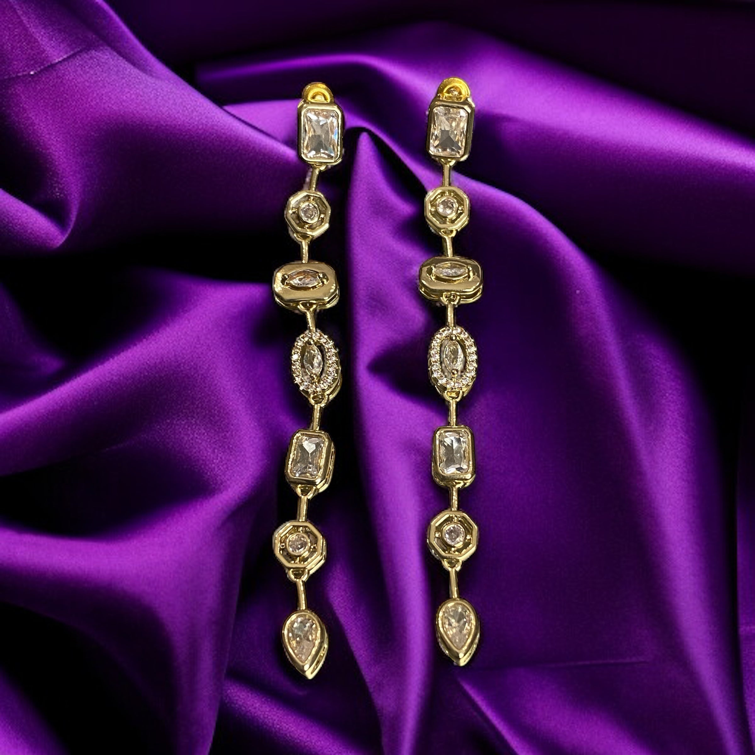 Rainbow sallantılı küpe