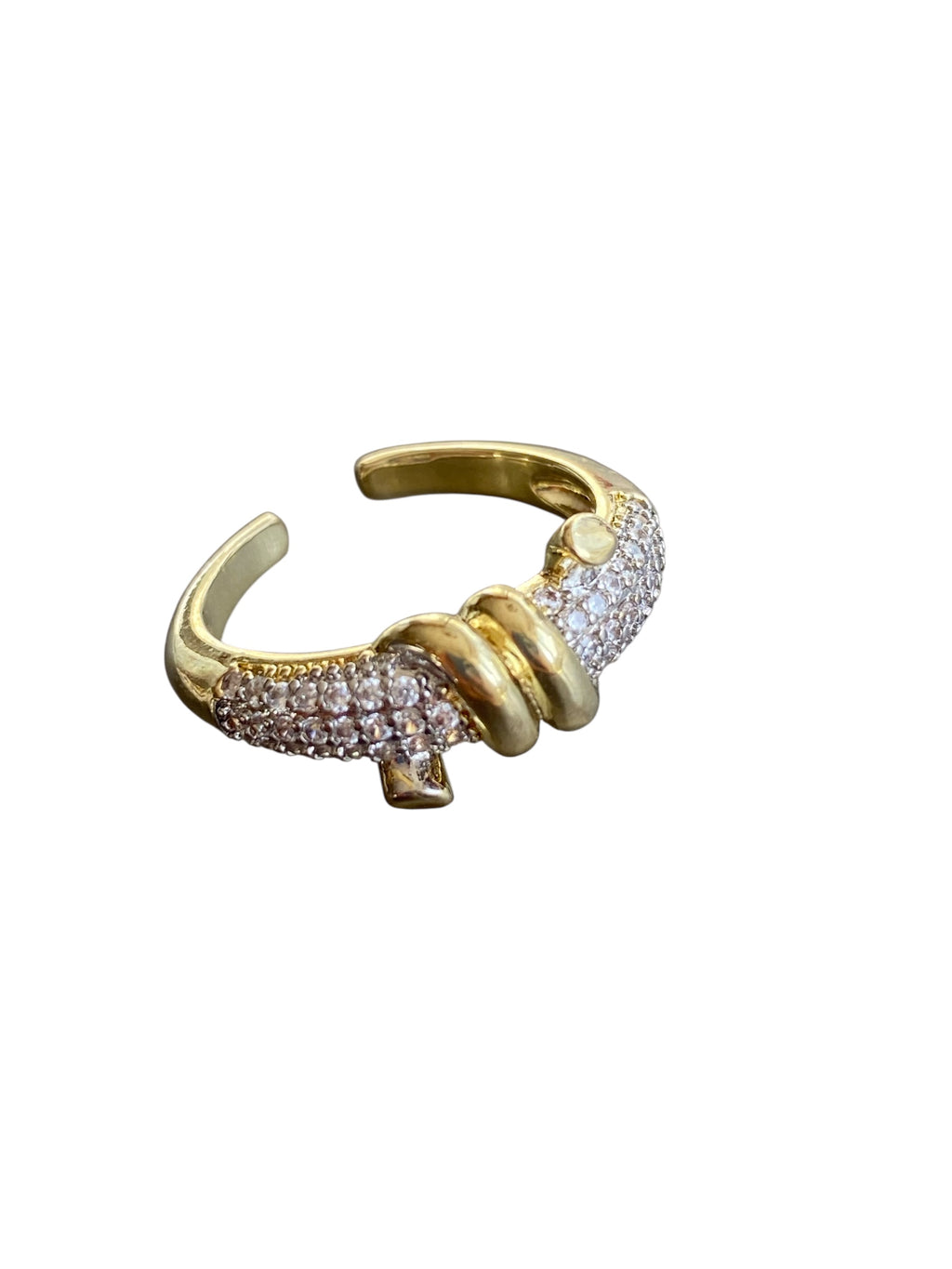 Pave düğüm yüzük