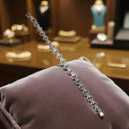 Pırlanta modeli pave taş bileklik