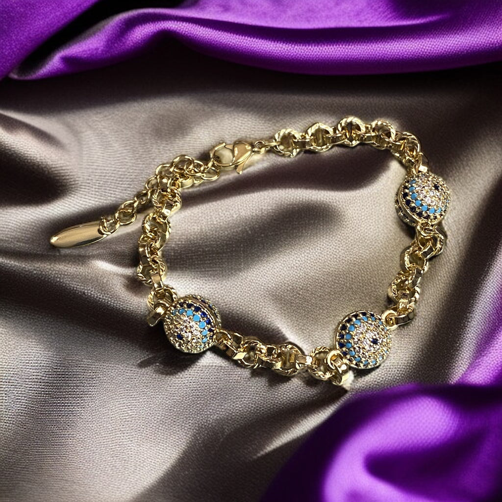 Tombiş nazar boncuklu bileklik