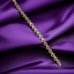 Pırlanta modeli pave taş bileklik