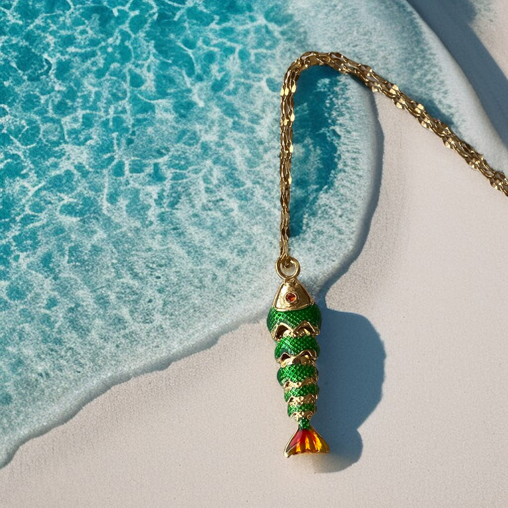 Yarışçı balık kolye