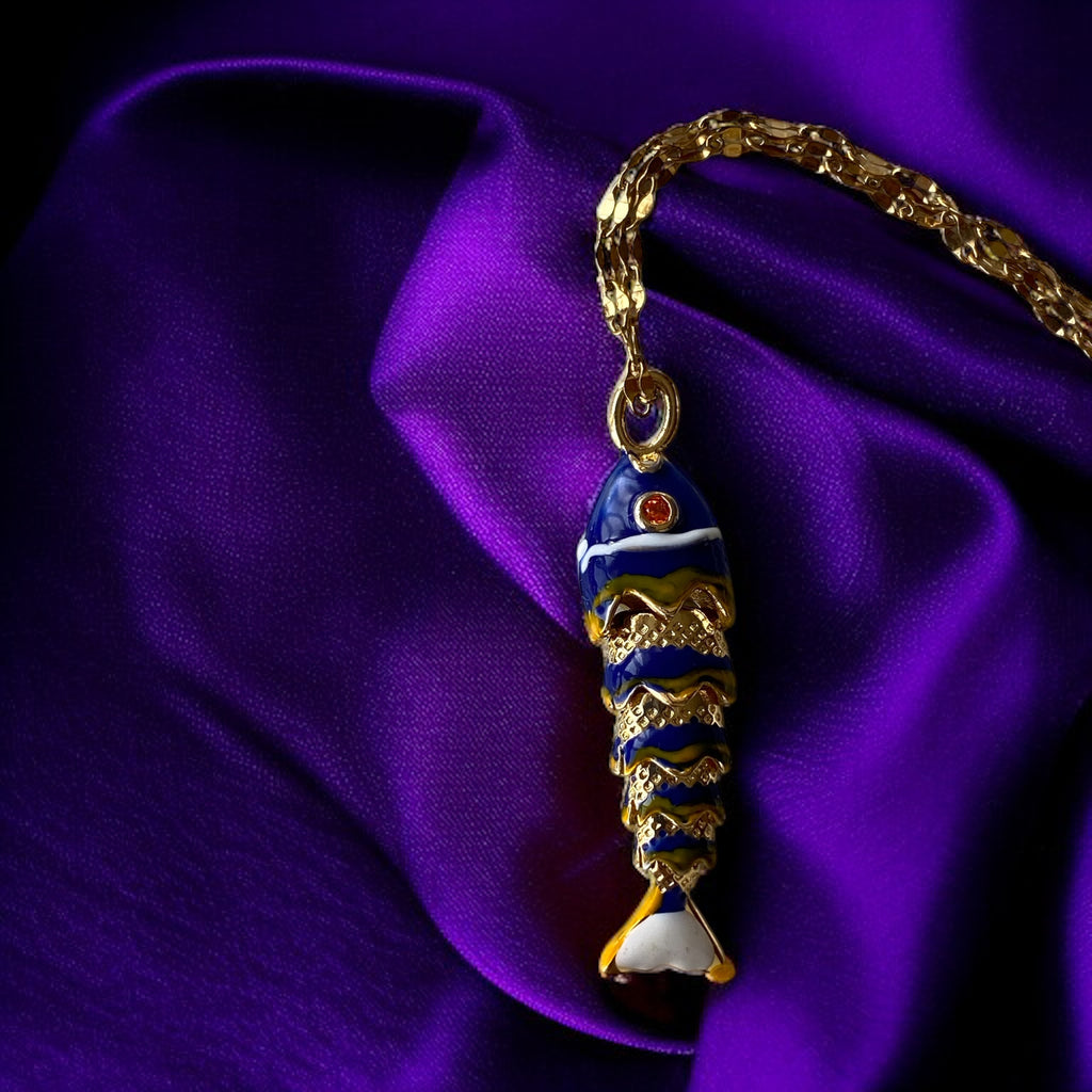 Yarışçı balık kolye