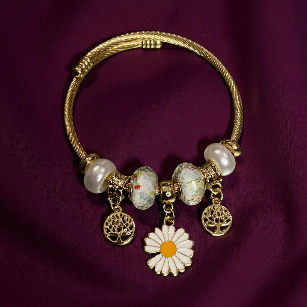 Panora bileklik papatyalı