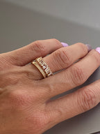 Kesme şeker yüzük