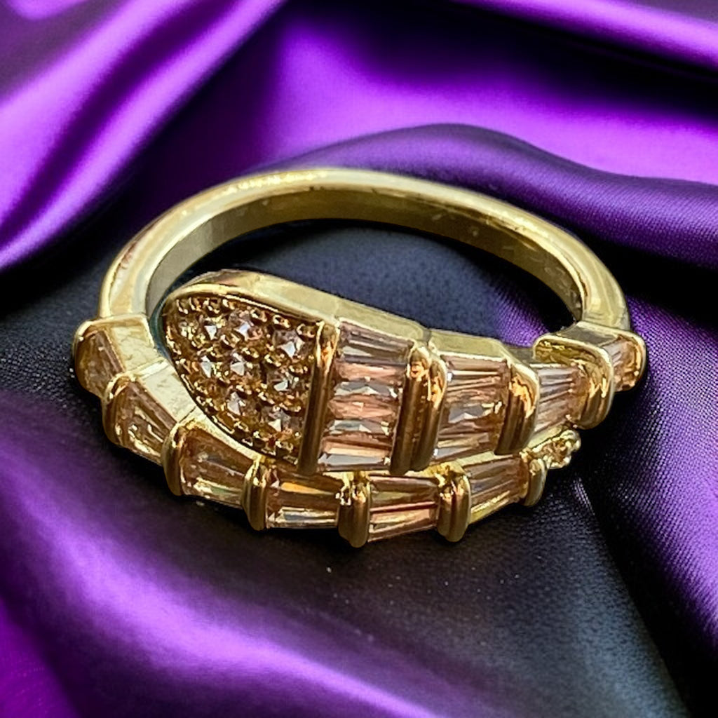 Baget taşlı yılan yüzük