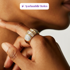 Pırlanta düğümlü yüzük