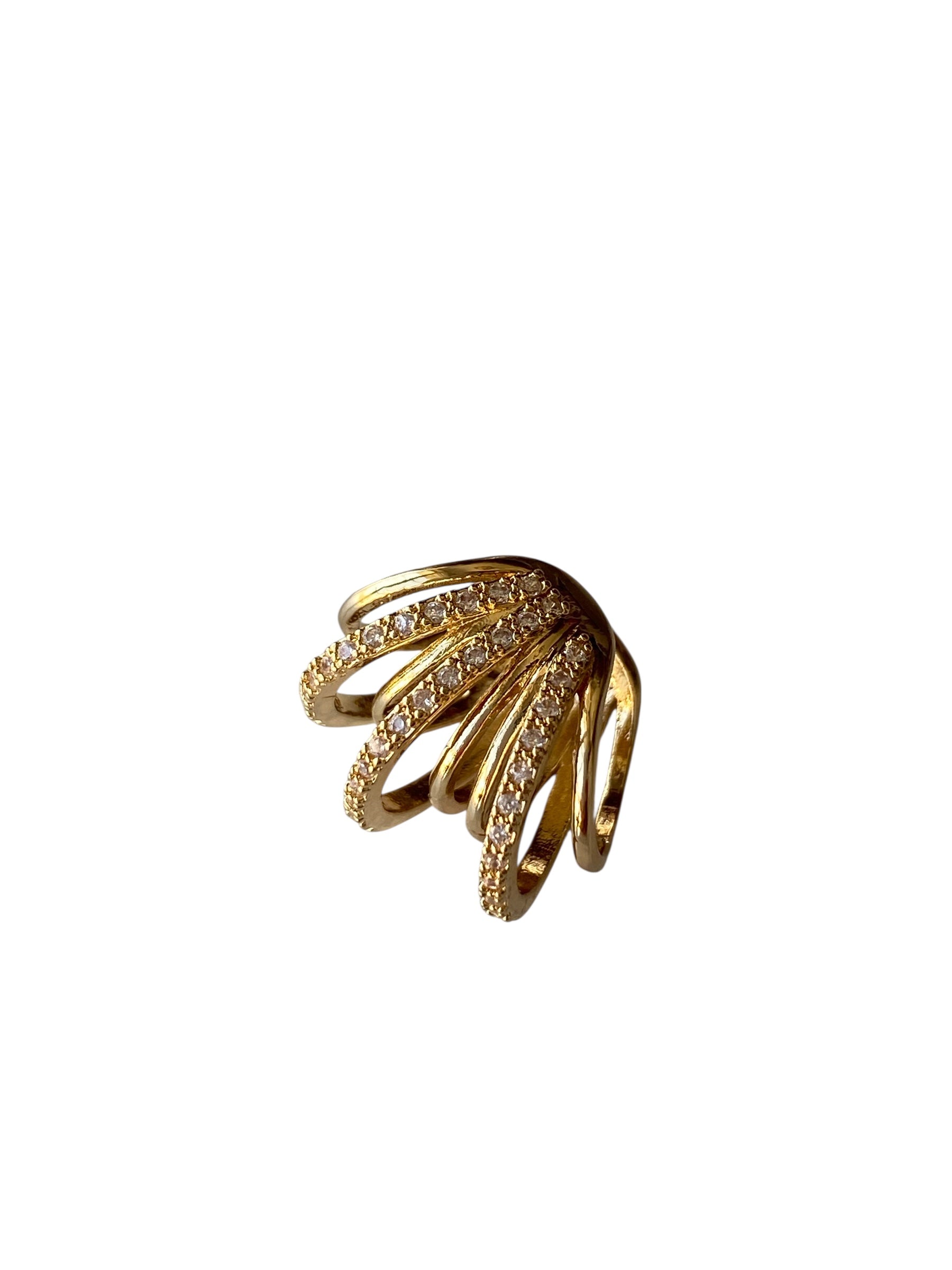 Zirkon taşlı earcuff