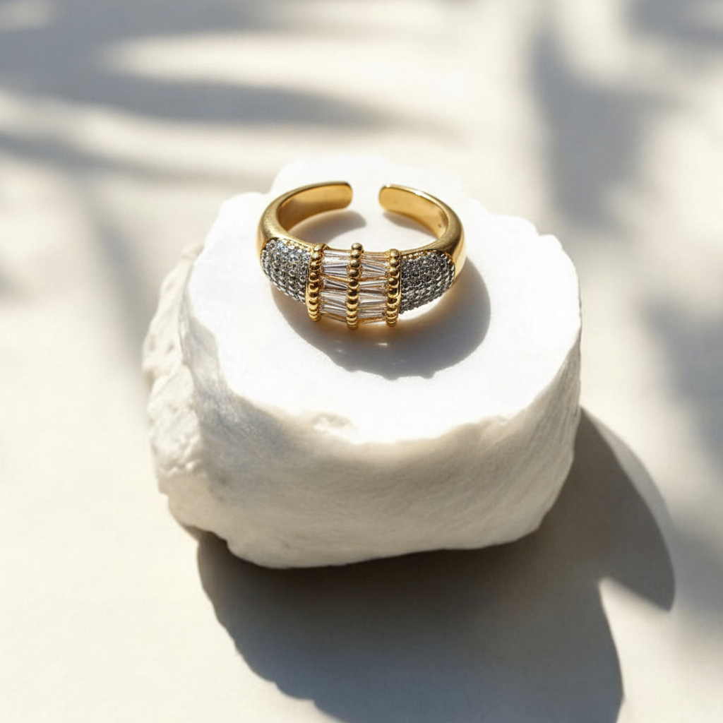 Pırlanta düğümlü yüzük