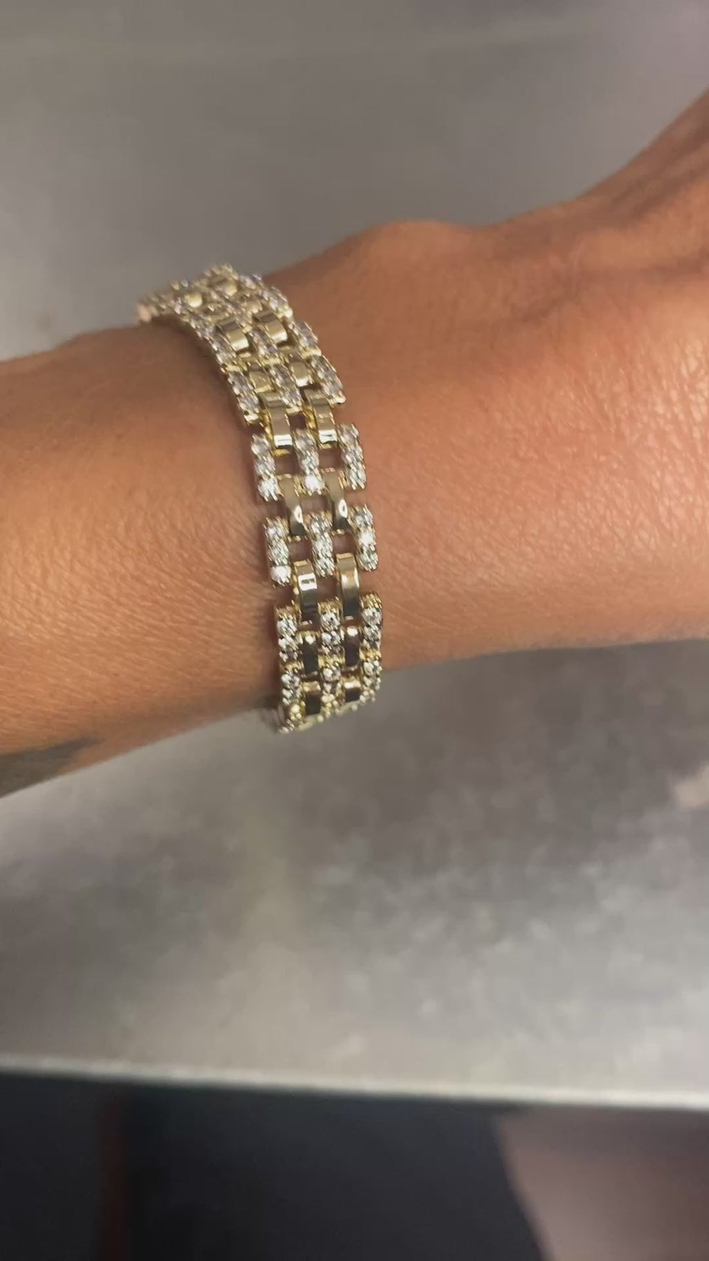 Tamtur pave taşlı bileklik