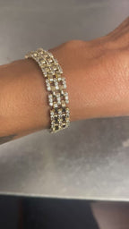 Tamtur pave taşlı bileklik